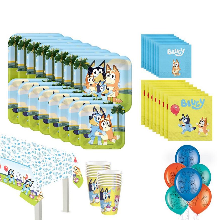 Bluey Tableware Kit for 16 Guests